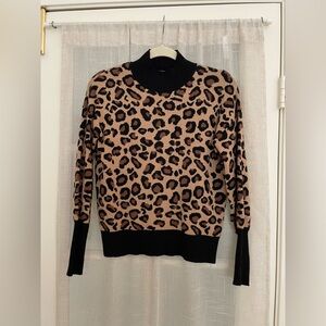 Leopard print sweater